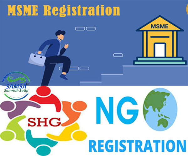 NGO, SHG & MSME Registration